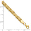 10K Polished Fancy Mermaid Pattern w/1in ext. Bracelet