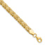 Mermaid Pattern Bracelet in 10K Yellow Gold, 5.25mm x 7.5 in - Sophia Jewelers