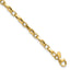 10K Polished Fancy Link Bracelet