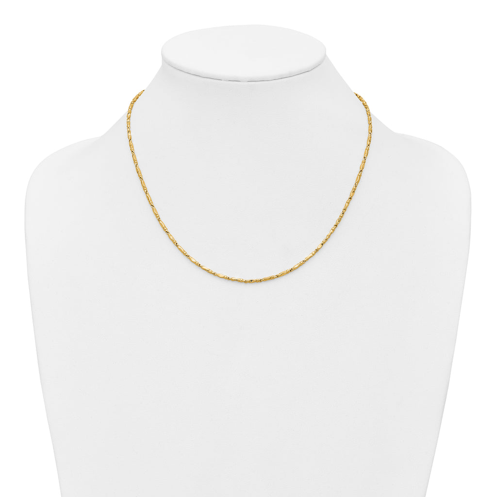 10K Yellow Gold Polished Necklace