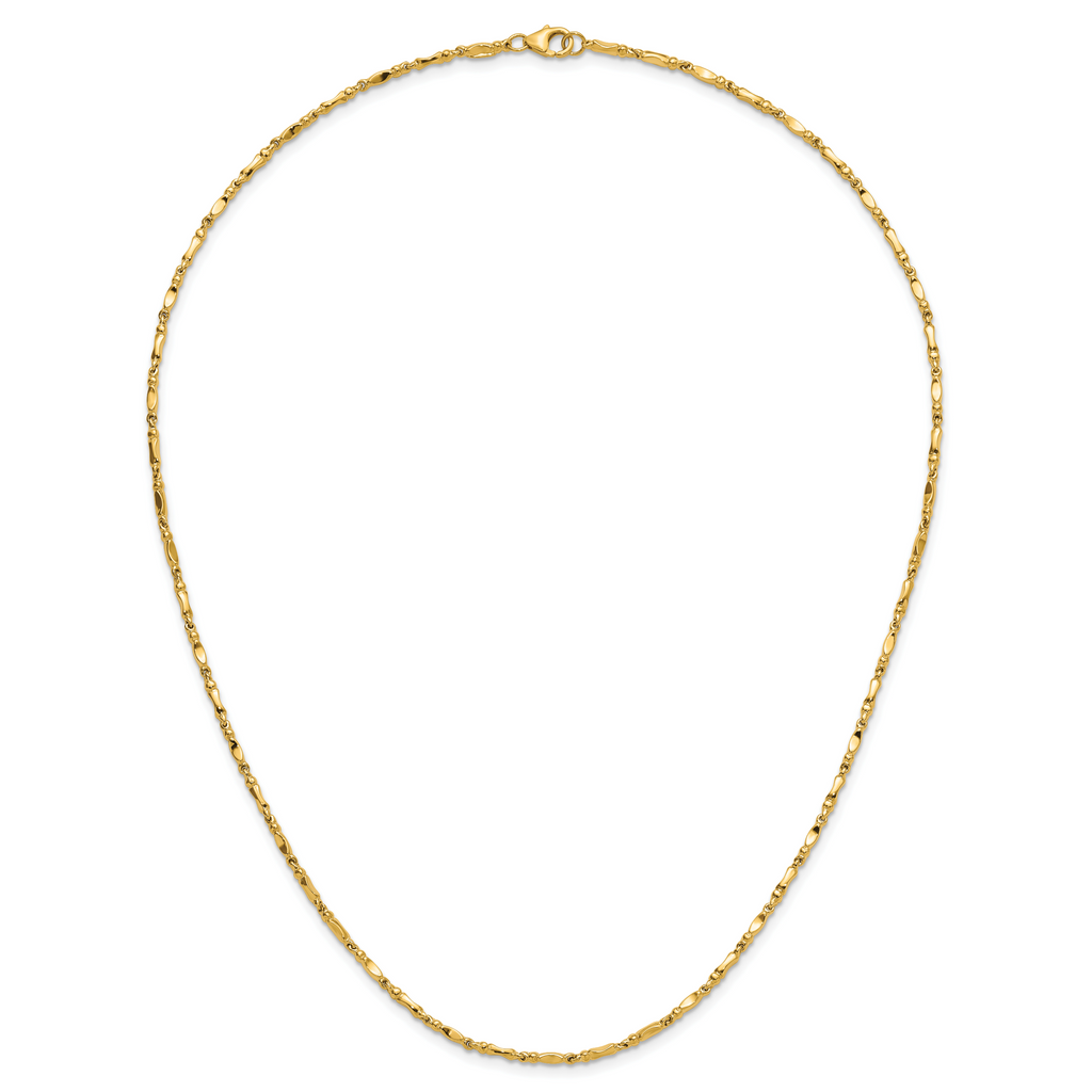 10K Yellow Gold Polished Necklace