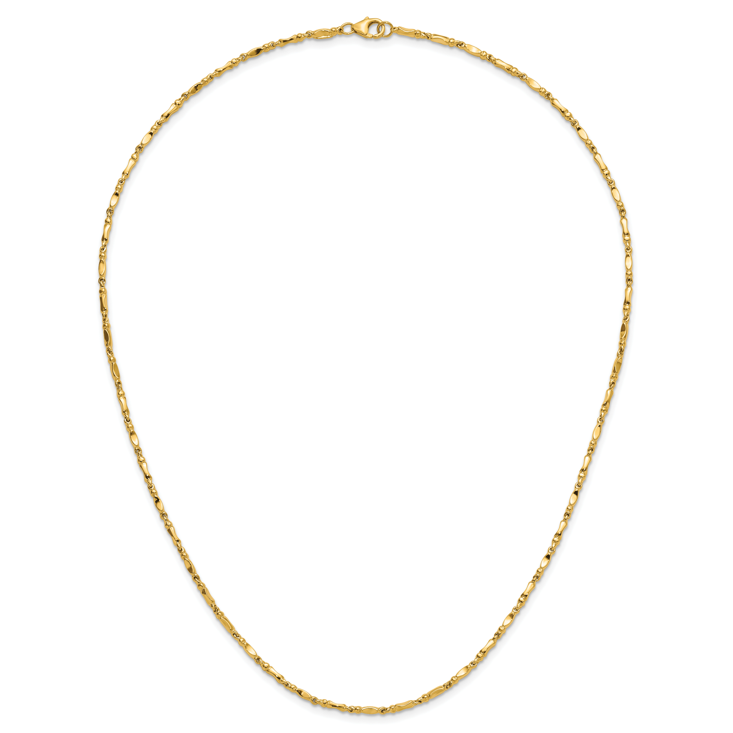 10K Yellow Gold Polished Necklace