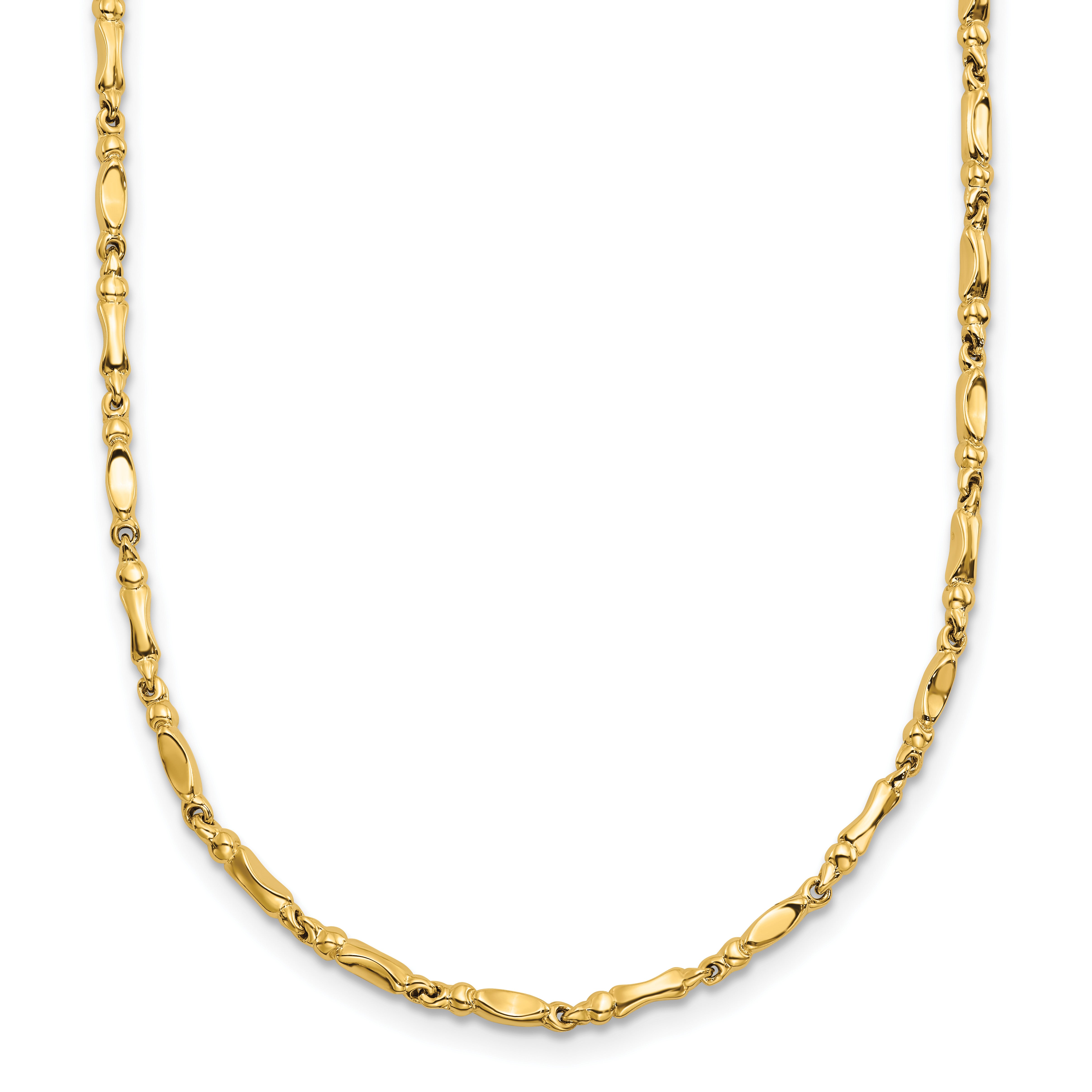 10K Yellow Gold Polished Necklace Main image