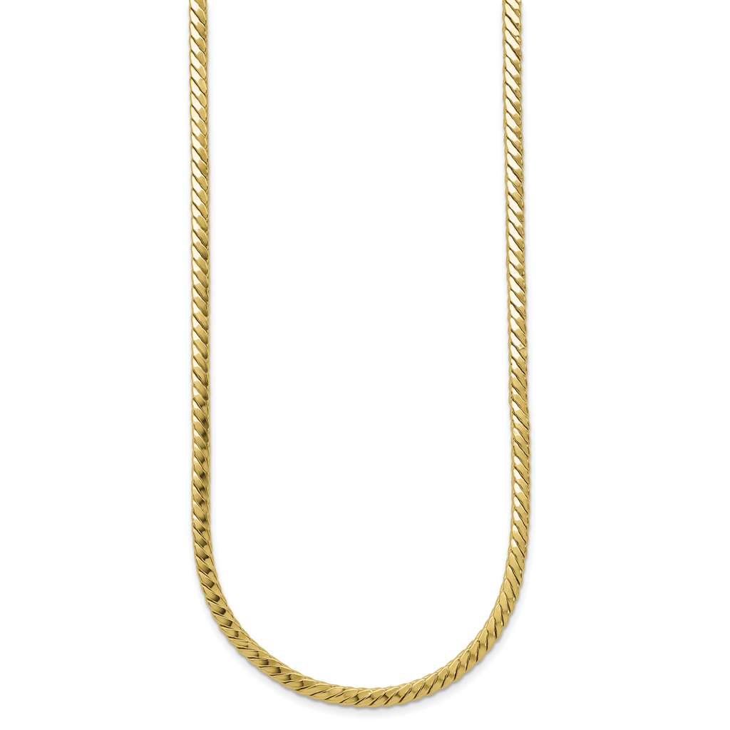 10K Yellow Gold Polished Necklace