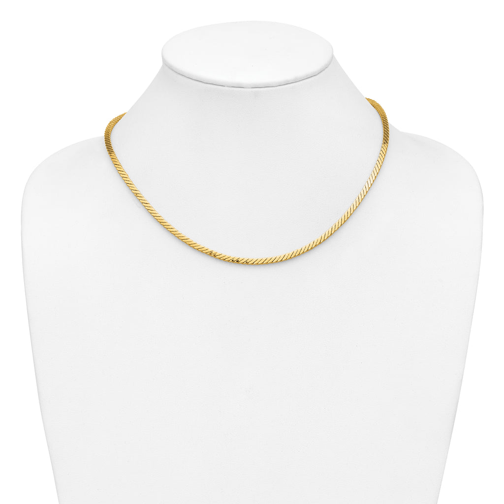 10K Yellow Gold Polished Necklace
