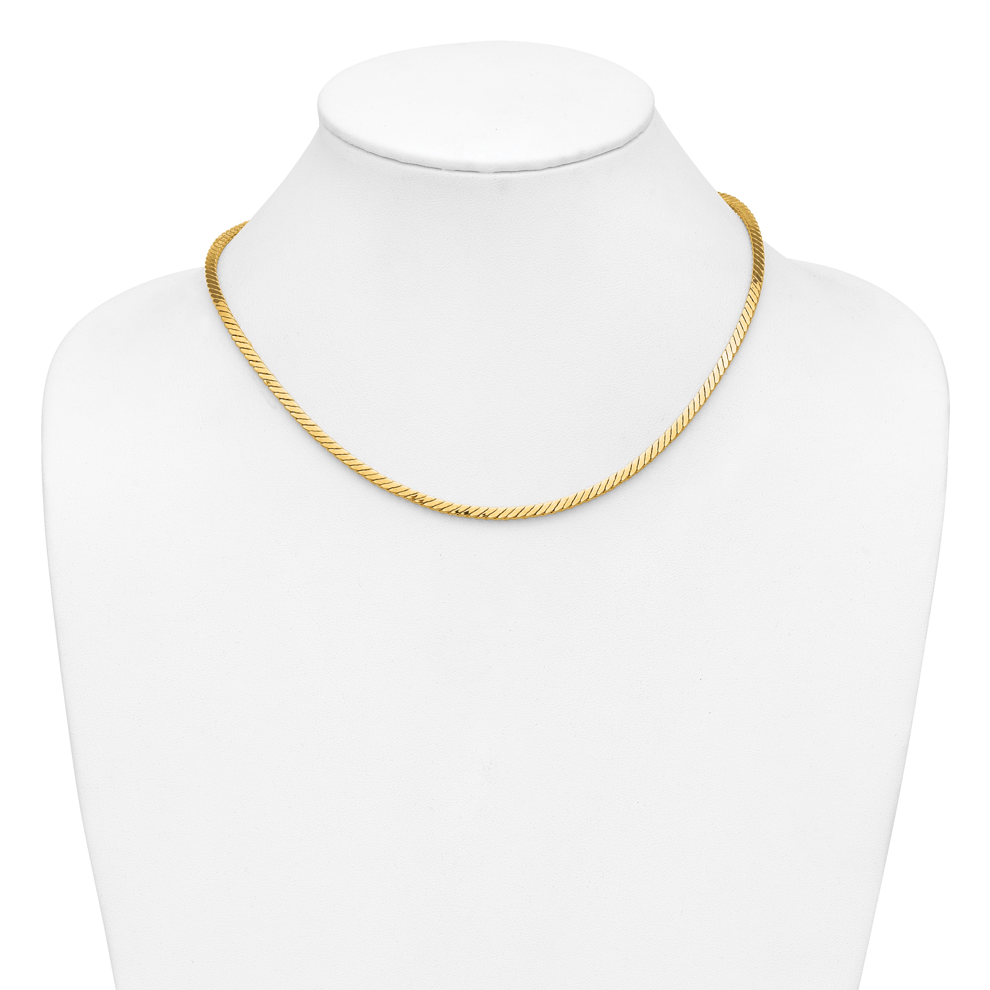 10K Yellow Gold Polished Necklace