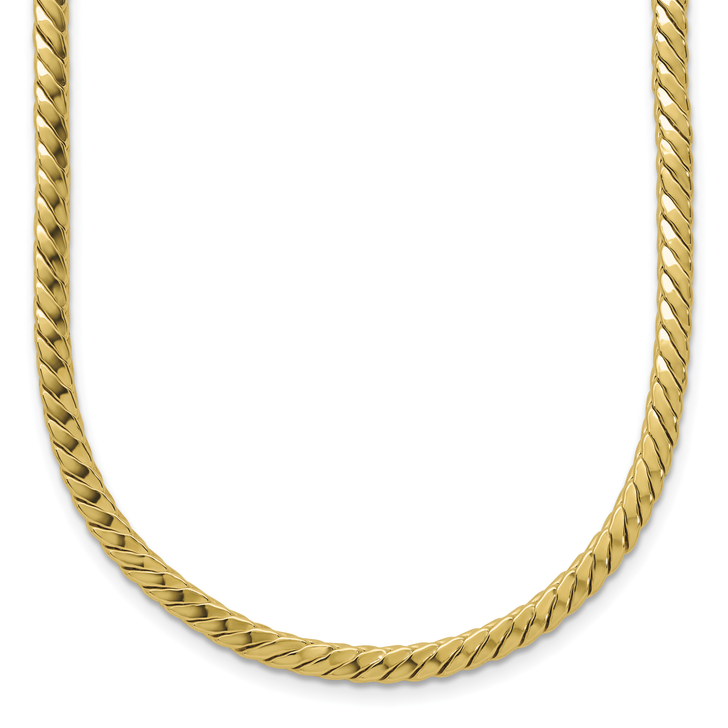 10K Yellow Gold Polished Necklace