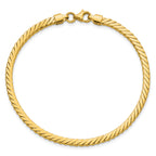 10K Yellow Gold Polished Bracelet, 7.5 in