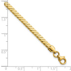 10K Yellow Gold Polished Bracelet, 7.5 in