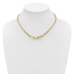 10K Yellow Gold Rolo Chain Necklace, 18 in