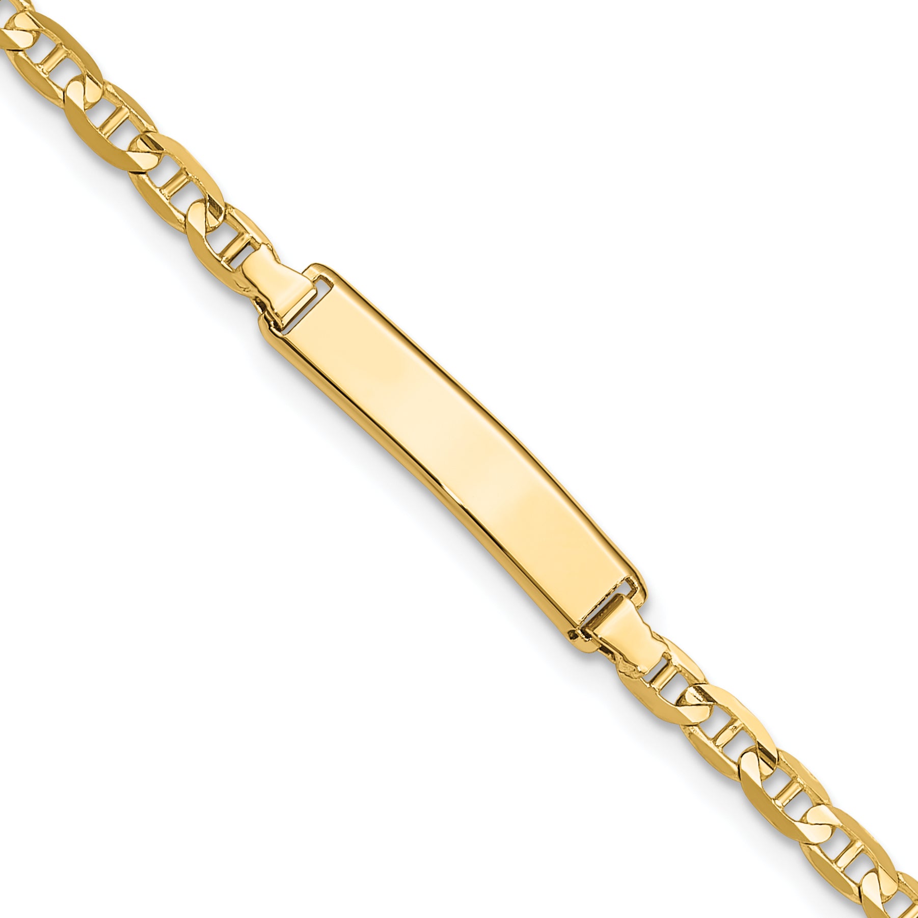 10k Anchor Link ID Bracelet Main image