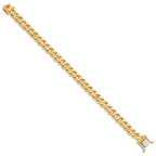 10k 8.5mm Hand-polished Traditional Link Chain