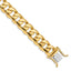 10k 13.4mm Hand-polished Rounded Curb Link Bracelet