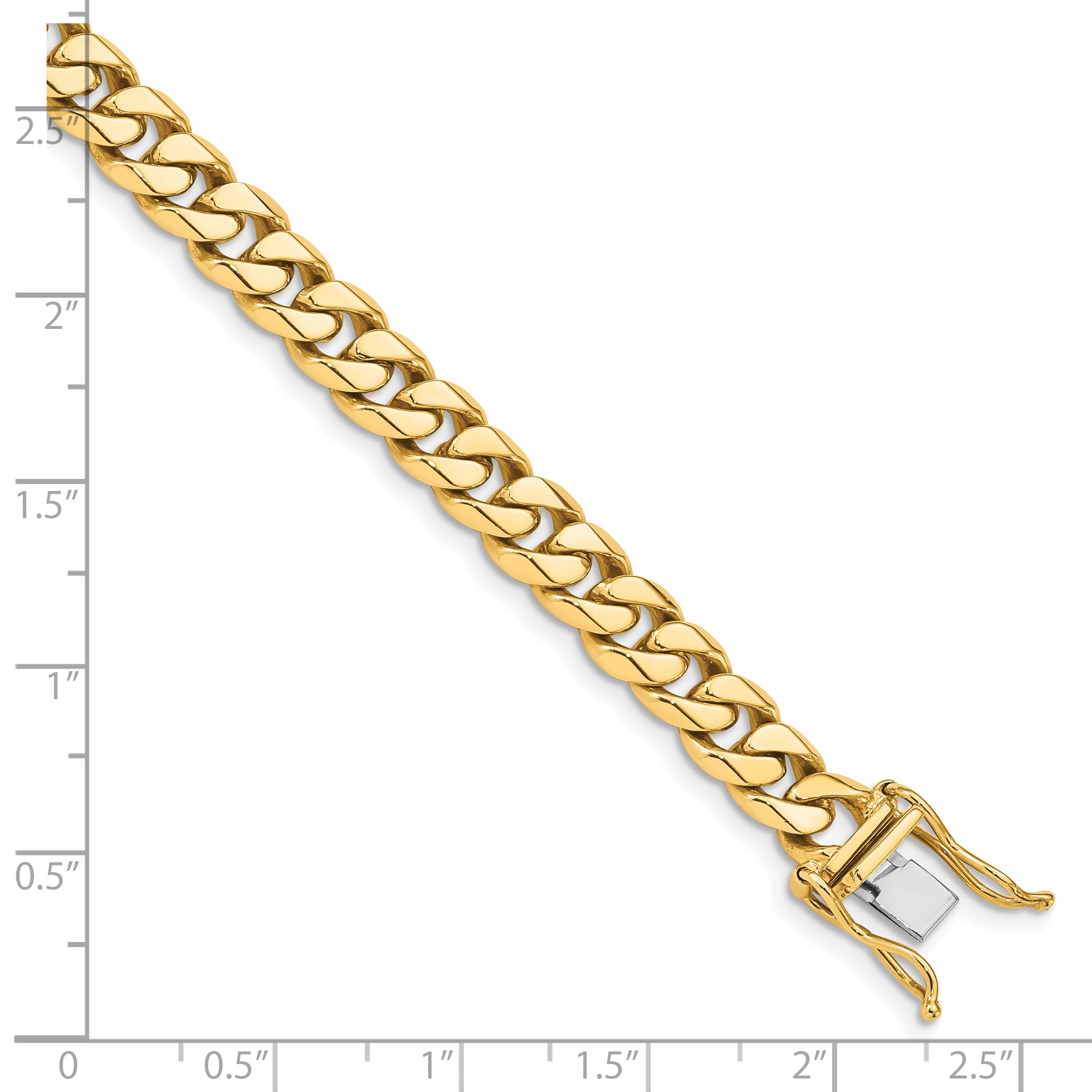 10k 7mm Hand-polished Miami Cuban Chain Secondary image