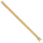 10k 8.7mm Hand-polished Miami Cuban Chain Link Bracelet