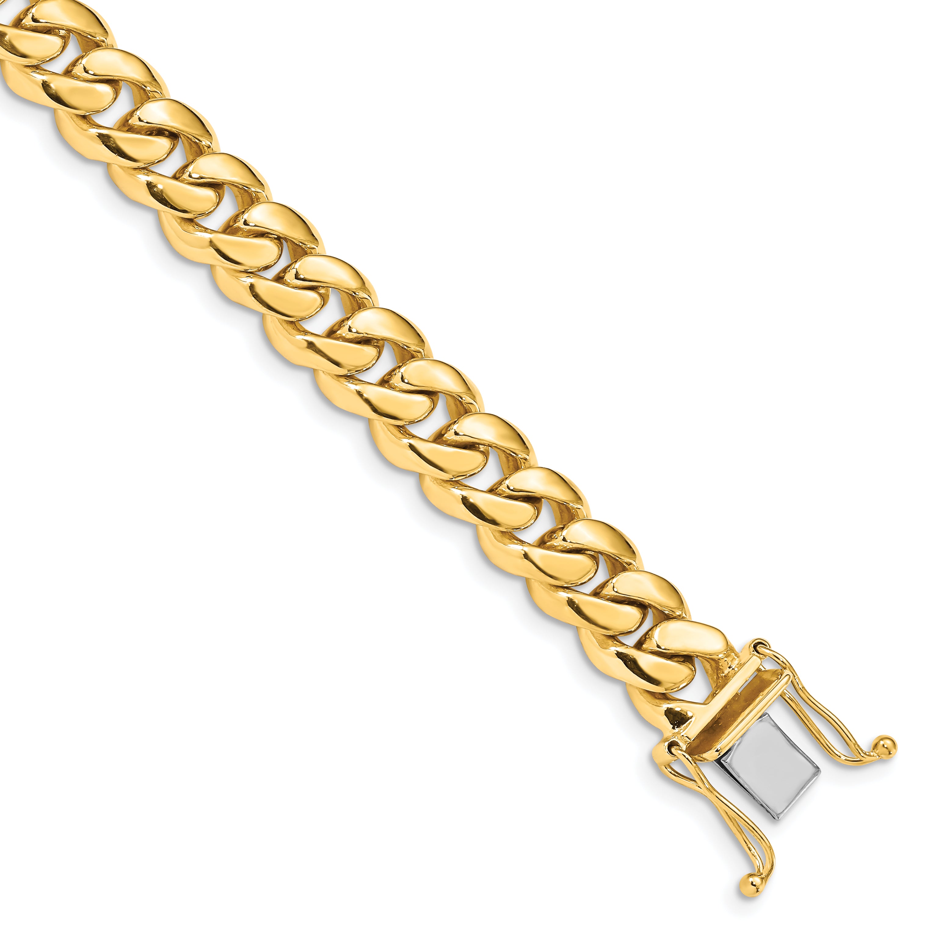 10k 8.7mm Hand-polished Miami Cuban Chain Link Bracelet Main image