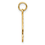 10ky Casted Large Diamond Cut Number 9 Charm