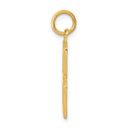 10k Large Polished Number 8 Charm