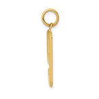 10k Large Polished Number 9 Charm