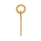 10k Small Satin Number 7 Charm