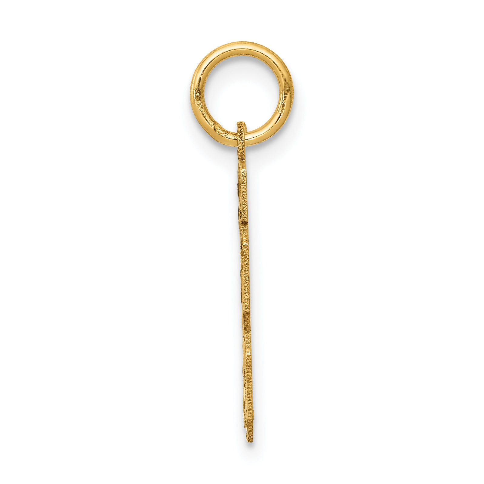 10ky Small Satin Number 13 Charm