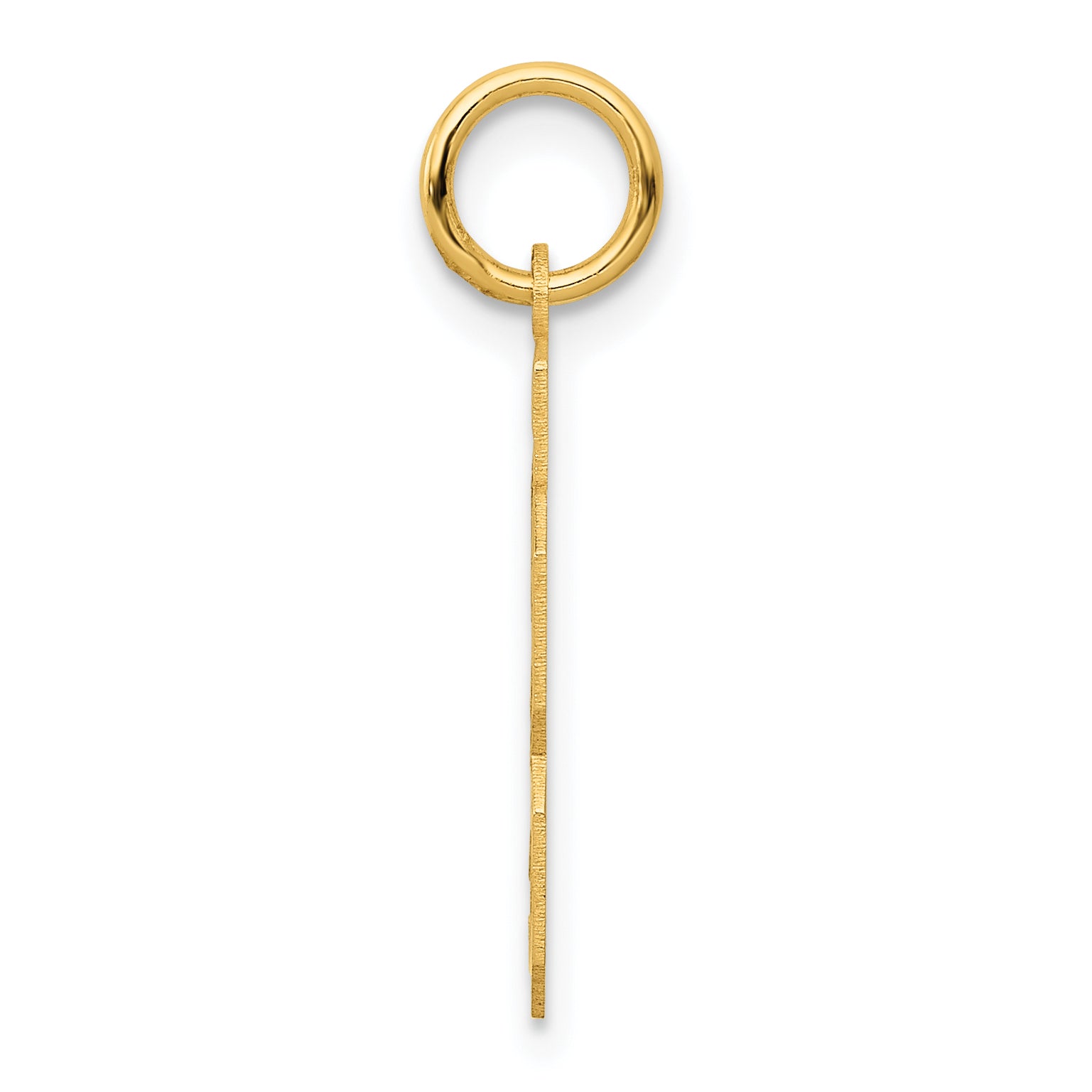 10k Small Satin Number 23 Charm