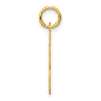 10k Small Satin Number 23 Charm