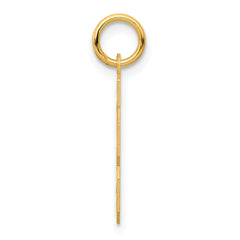 10k Small Satin Number 23 Charm