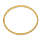 10k 4/16 Laser Cut Hinged Bangle Bracelet