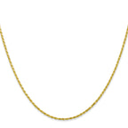 10k 1.3mm D/C Machine Made Rope Chain