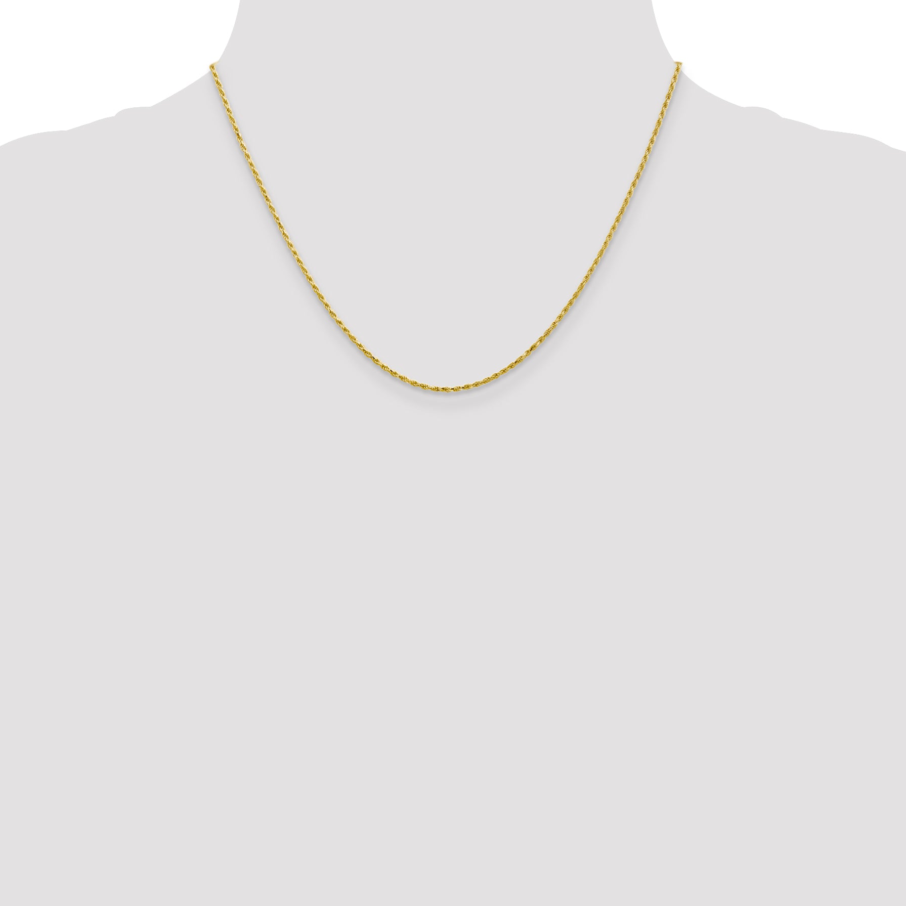 10k 1.3mm D/C Machine Made Rope Chain