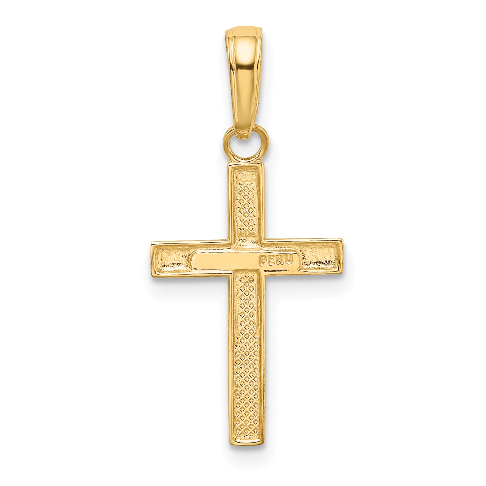 10K Small Cross Pendant