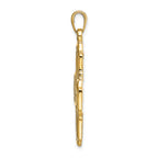 10k Four-Way Medal Pendant