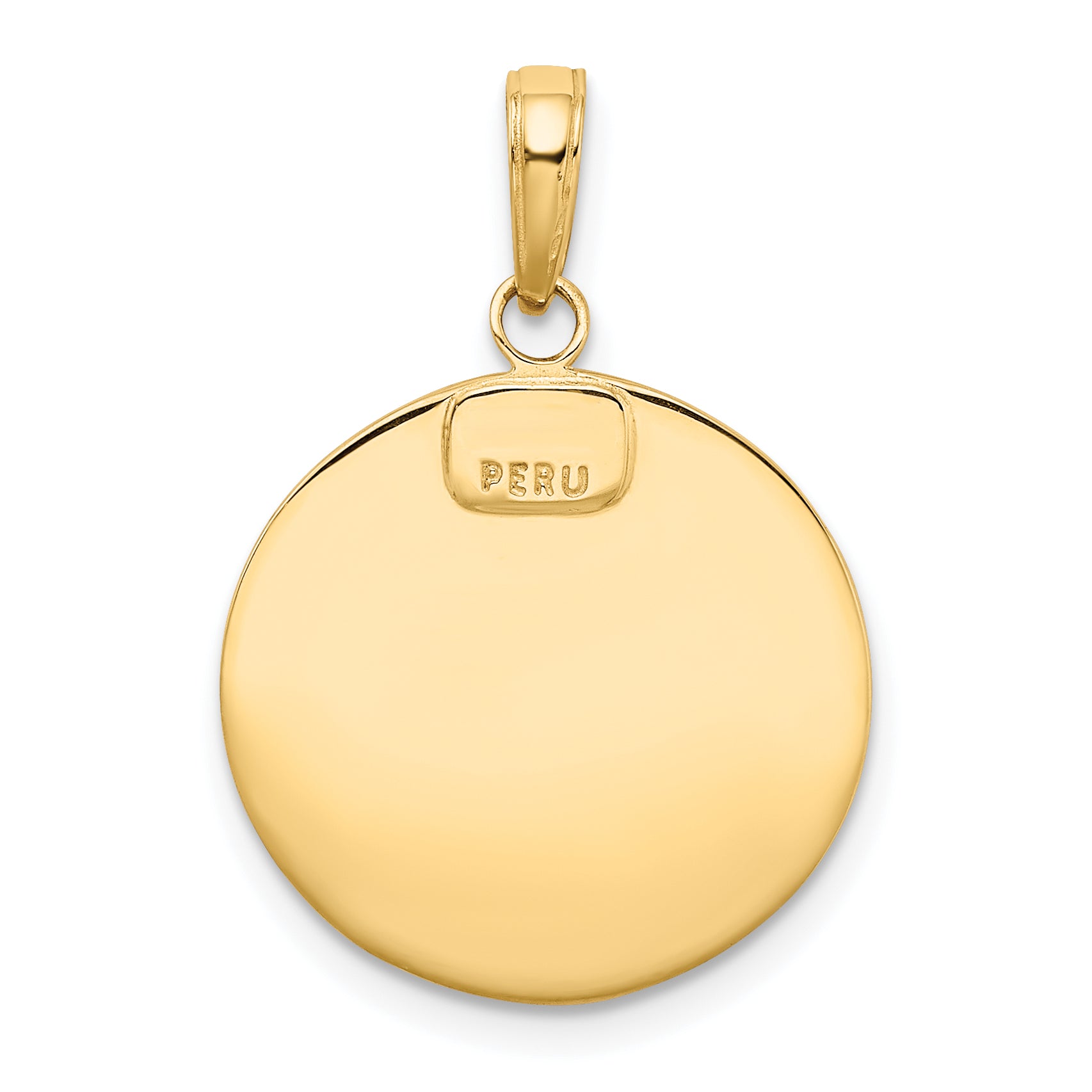 10k Saint Christopher Medal Pendant