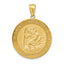 10k Saint Christopher Medal Pendant