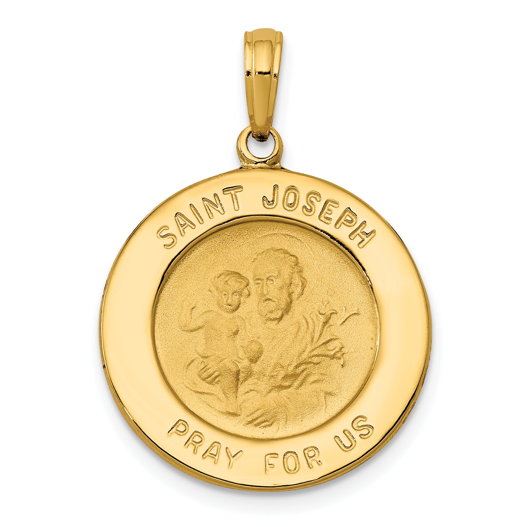 10k Saint Joseph Medal Pendant Main image