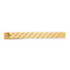 10k Men's Textured Tie Bar