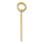 10k Medium Polished Number 4 Charm