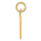 10k Medium Polished Number 7 Charm