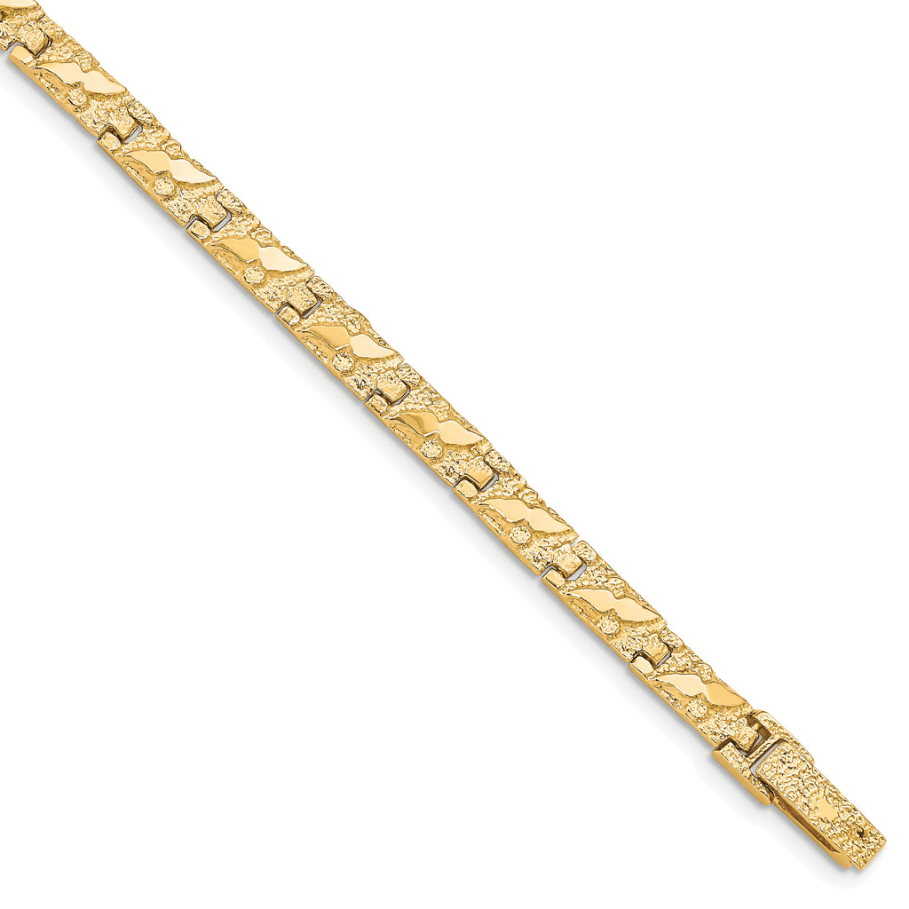 10k 5.5mm NUGGET Bracelet