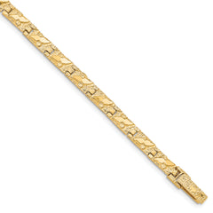 10k 5.5mm NUGGET Bracelet