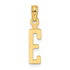 10K Number 3 Block Charm