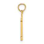 10K Number 11 Pendant