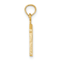 10K Number 12 Pendant