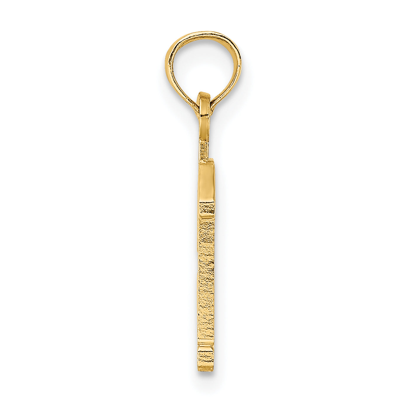 10K Number 13 Pendant