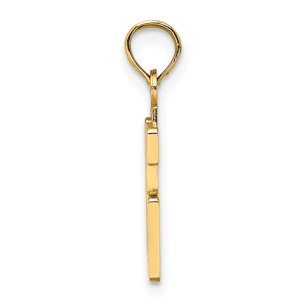 10K Number 16 Pendant