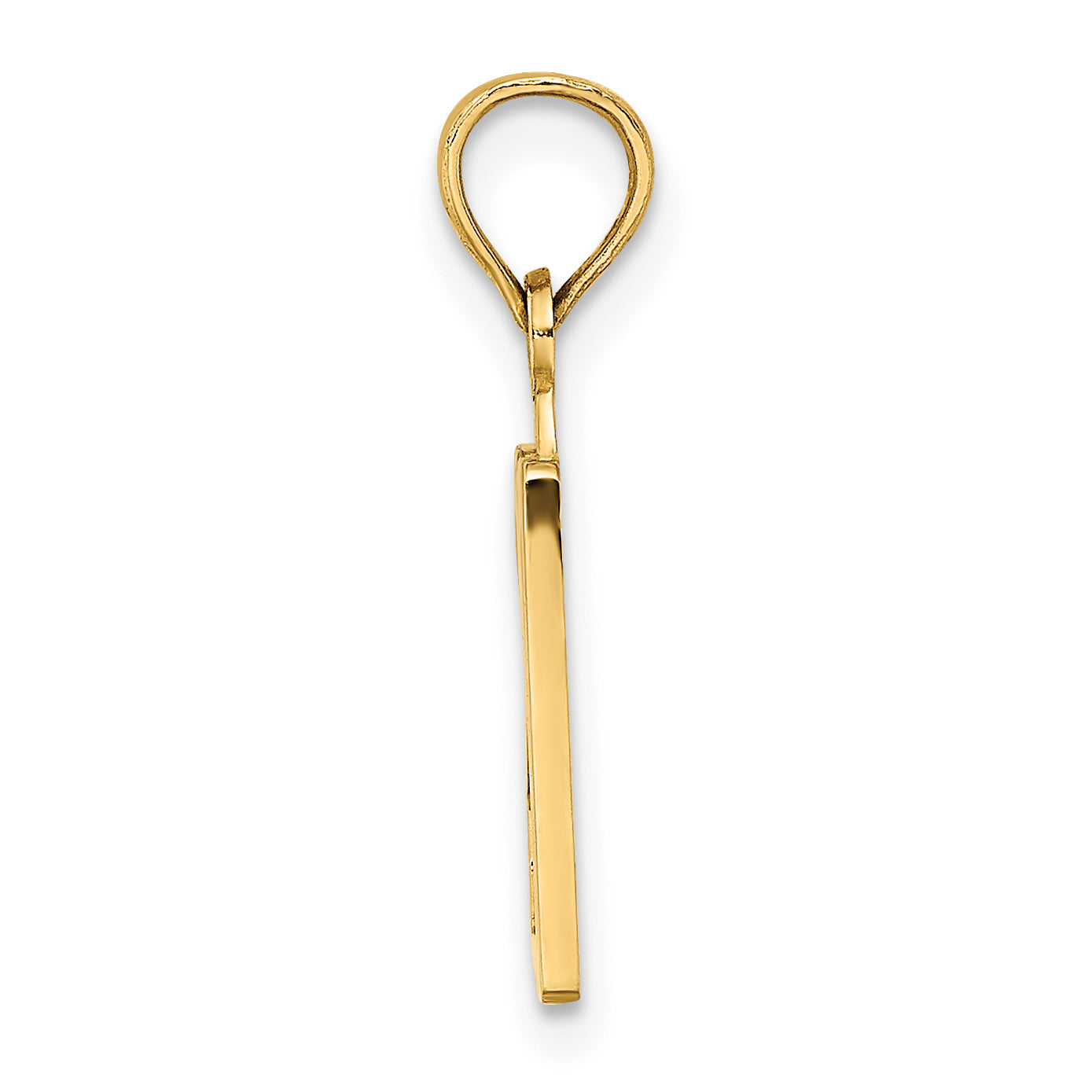 10K Number 20 Pendant Secondary image