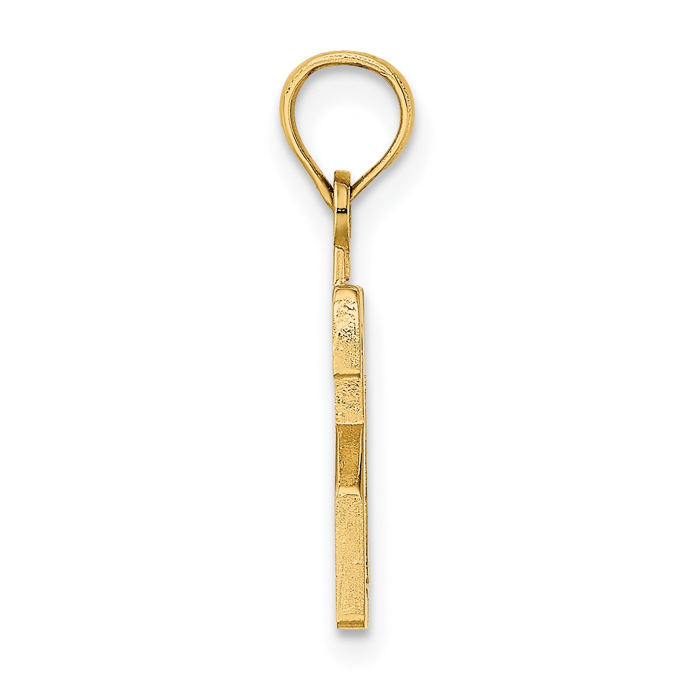 10K Number 21 Pendant Secondary image