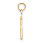 10K Number 25 Pendant