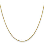 10K 1.45mm D/C Cable Chain Anklet